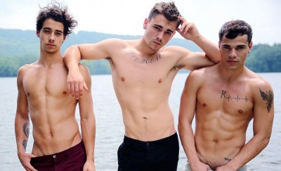 Zach, Asher Hawk and Levi Karter Have A Threeway cover
