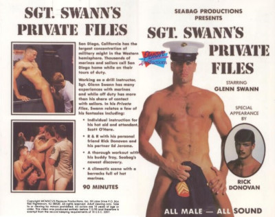 Sgt. Swann's Private Files Of Bareback (1985) - Glenn Swann,Rick Donovan