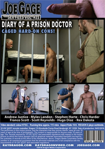 Joe Gage Sex Files - vol. 22 - Diary of a Prison Doctor cover