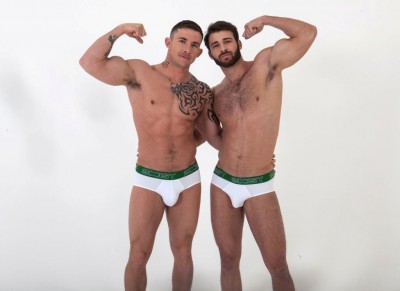 Jarec Wentworth and Richard Pierce are two hot nude men fucking